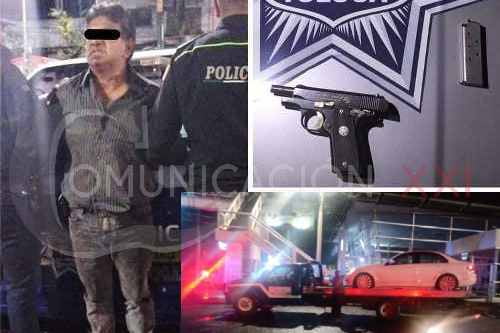 Sujeto baja de su Mercedes y dispara contra tripulantes de otro auto en Toluca